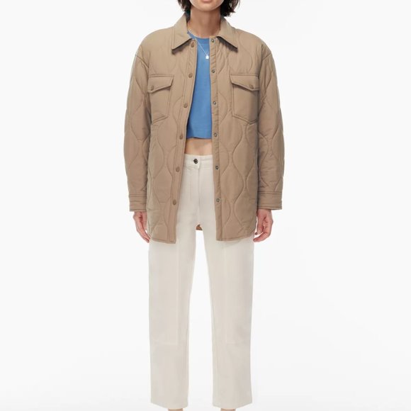 Aritzia Wilfred Free The Ganna™ Insulated Shirt Jacket Sz XXS - Picture 1 of 4